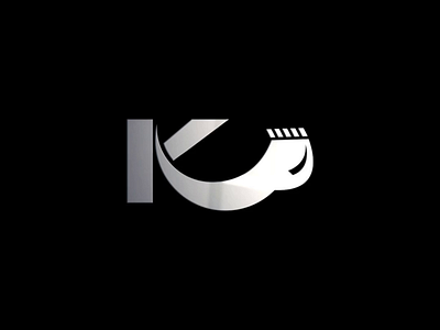K Excavator Logo Animation animation elegant excavator flat innovative k lettermark logo logo animation minimal modern motion motion graphics symbolic unqiue