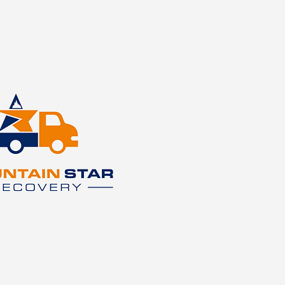 Tow Truck Logo Animation animation flat kinetic logo logo animation minimal modern motion desig motion graphics mountain recovery start symbolic tow truck truck logo