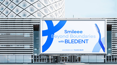 Bledent® Dental Clinic Billboard brand creation brand identity branding clinic branding clinic logo dental branding dental clinic dental logo logo logos