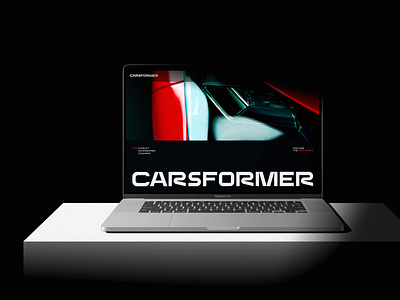 Carsformer / Branding automotive branding banner black branding business card car car facelift carsformer graphic design logo minimal mockup racing red sign social media tote bag