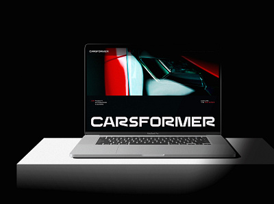 Carsformer / Branding automotive branding banner black branding business card car car facelift carsformer graphic design logo minimal mockup racing red sign social media tote bag