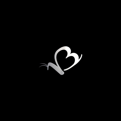 VB Butterfly Logo Animation animation butterfly butterfly logo butterfly logo animation dynamic flat kinetic lettermark logo minimal modern motion motion design motion graphics symbolic vb