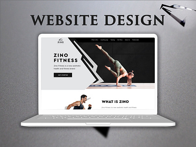 Fitness Website UI Design business consulting design graphic design landing page ui
