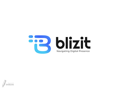 Blizit - Logo Design(Unused) app logo brand identity branding creative logo design gradient logo graphic design icon illustration logo minimal logo modern logo tech