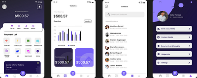 Banking App figma graphic design ui