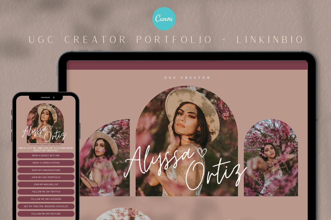 Canva UGC Portfolio Website Template By Landing Page-template On Dribbble