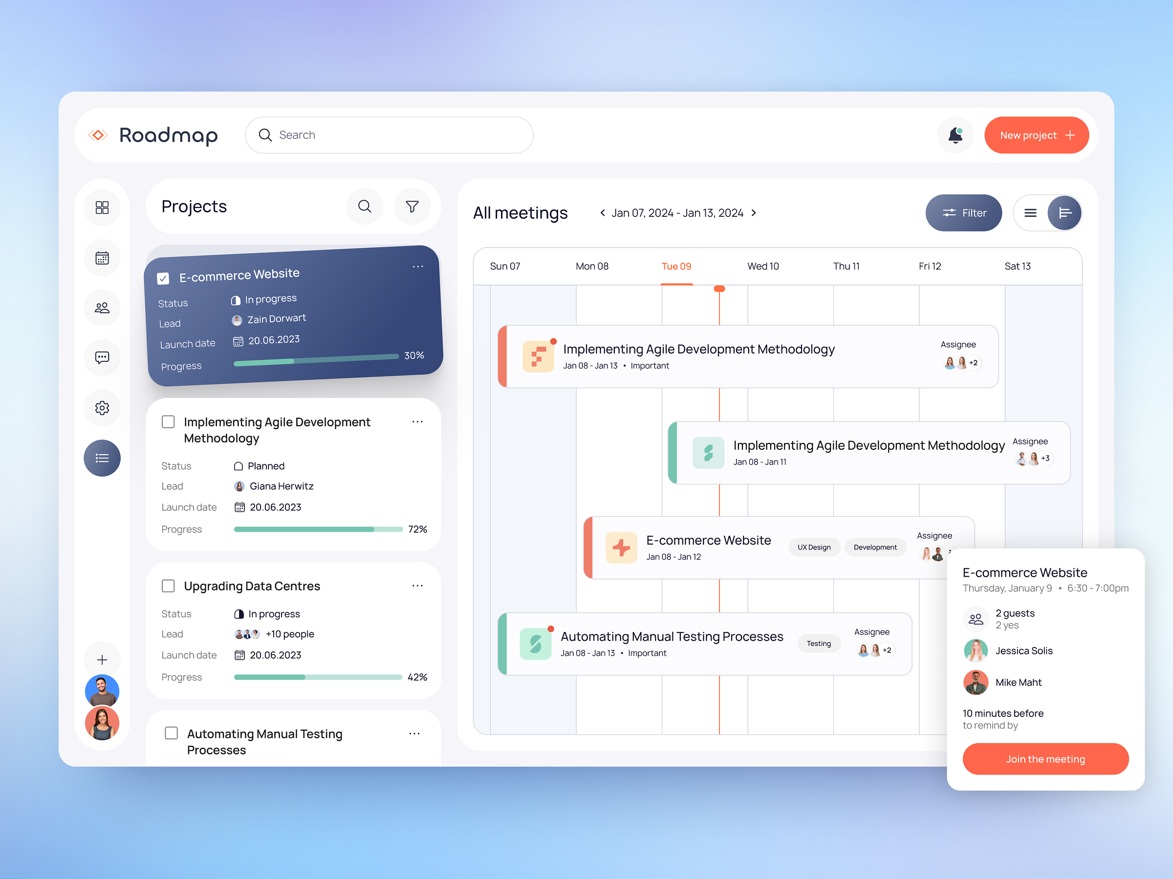 Roadmap - SaaS UI-UX by Arounda UI/UX for Arounda on Dribbble