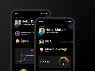 Sports Vision AI ai analysis best ux dashboard fitness sports ui ux case study vision ai