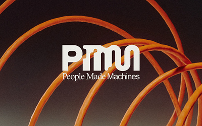 People Made Machines: Logomark brand identity branding consultancy design graphic design identity logo logomark visual identity