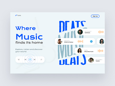 Music Player UI Design after effects animation graphic design logo motion graphics music player ui