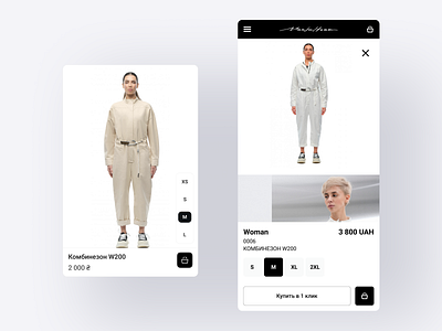 Product card clothes ecommerce product card shop ui ux web