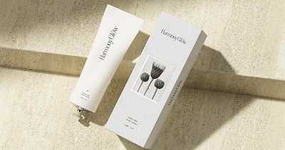 Harmony Skin-care Brand ~ Logo design & Branding brand branding cosmetic cosmetic brand design elegant graphic design logo logo design memorable logo minimal logo packaging professional skin skin care visual identity