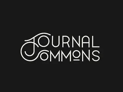 Journal Commons Logo Concept branding logo