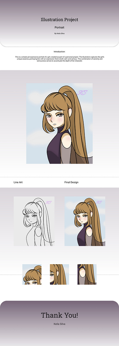 Character Design- Portrait anime art character design characterdesign digital art digital illustration digitalart digitalillustration drawing illustration portrait