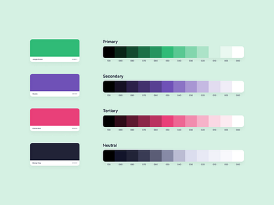 Givematch | Colour Palette brand guidelines branding color palette colour palette design system graphic design range scale ui ux visual identity