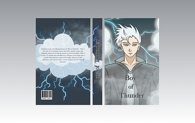 Boy of Thunder- Book Cover Project anime art book cover book design bookcover bookdesign character design characterdesign concept art conceptart digital art digital illustration digitalart digitalillustration fantasy illustration literature nature young adult youngadult