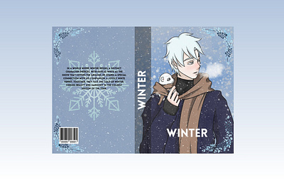 Winter- Book Cover Project anime art book cover book design bookcover bookdesign character design characterdesign digital art digital illustration digitalart digitalillustration illustration literature winter young adult young adult books youngadult youngadultbooks