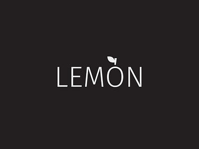 logo «lemon» expressive words logo vector