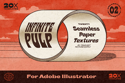 Infinite Pulp 02 for Illustrator art paper comics illustration infinite pulp 02 for illustrator paper texture retro seamless seamless background seamless paper seamless textures tileable vintage