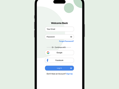 Minimalist login screen exploration. design designcommunity figmadesign graphicdesign login screen loginform loginpage mobileui simpledesign ui userexperience ux vector webdesign