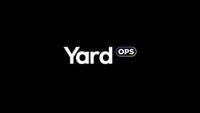 Yard Ops Logo branding graphic design logo