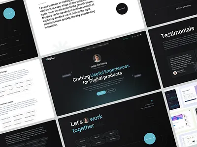 Website Portfolio banner brandidentity designprocess designthinking digitalproductdesign dmitry sergushkin hero section interactiondesign portfolio product design product designer sergushkin uiinspiration usercentereddesign userexperience uxdesign visualdesign webdesignportfolio webflow website