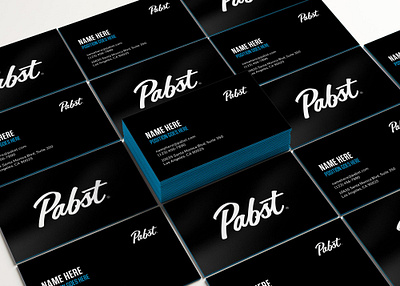 Pabst Brewing Company rebrand branding creative direction graphic design merchandise