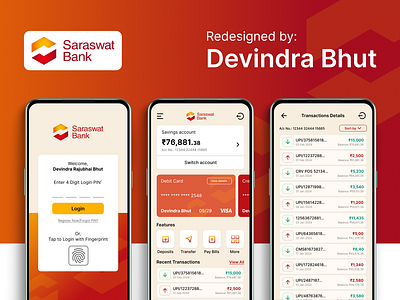 Case Study: Saraswat Bank App Redesign app redesign banking app banking app redesign case study designinspiration ui uidesign ux research uiux uiux case study uiux design uiux portfolio user experience ux ux research uxcasestudy