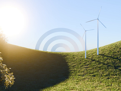 Englobe 3d animation beautiful bluesky branding cgi design greenenergy logo logodesign motion solar solarpunk sunny sunshine web design website windmill