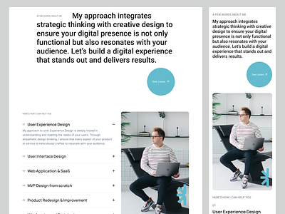 Expertise portfolio page brandidentity creativedesign design designexpertise designstrategy designthinking dmitry sergushkin expertise innovativedesign minimal product redesign productdesign sergushkin ui user experience design user interface design userinterfacedesign web web application saas website