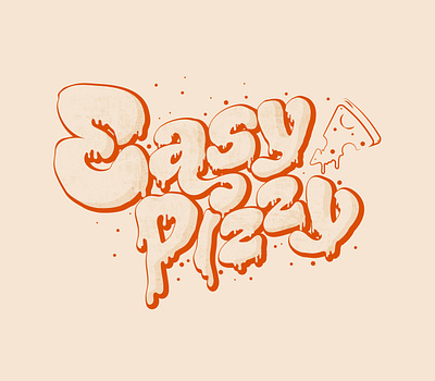 Easy Pizzy artwork branding design digital illustration illustration illustrator pizza t shirt typography vector