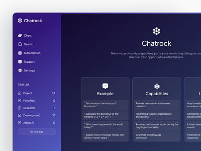 Chatrock - Chat AI Platform ai chat chat ai chat platform chatbot chatbot ai chatbot platform product design