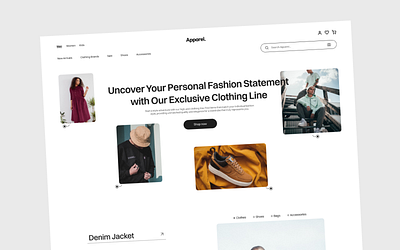 Apparel - Exclusive Clothing Line agency apparel branding clothing graphic d layout ui ui layouts uiux ux ux writing uxdesign web layouts web templates website design website inspirations workspin workspin agency