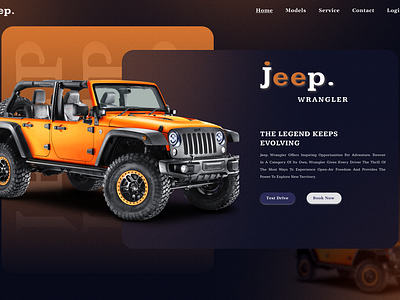 Jeep. Wrangler Conceptual Landing Page branding design figma graphic design landingpage ui uidesign webdesign