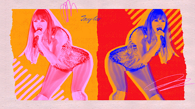 Taylor Swift codeswitch collage editorial grammys music npr photo pop art sweezy swifties taylor swift warhol