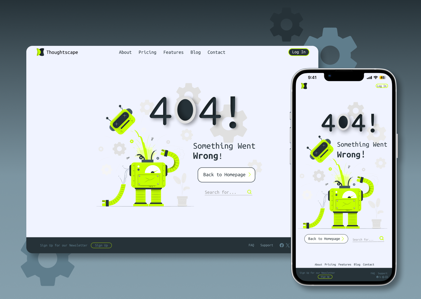 #DailyUI #008 | 404 Page Design 404 branding challenge dailyui graphic design logo motion graphics page design ui
