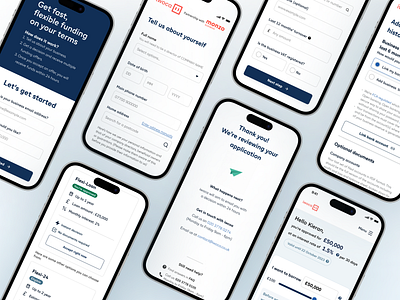 Business Loan Application application bank branding business loan dailyui fintech iwoca mobile mobile app monzo motion graphic prototype responsive website rwd sign up ui uidesign uiux user experience webdesign