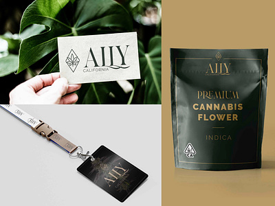 Ally California Logo usage exploration adobe illustrator cc branding business card cannabis cannabis brand design graphic design hemp icon illustration logo marijuana packaging stationary stationery typography vector weed