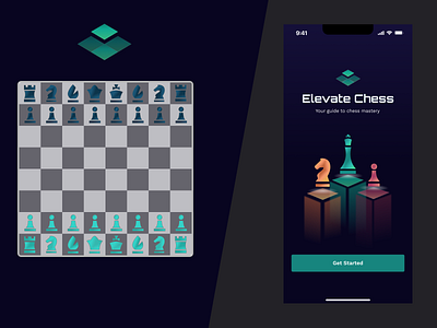 Chess Masterclass App branding chess design graphic design illustration ui ux ux design vector