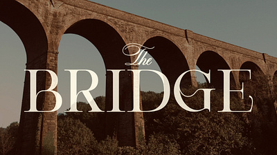 The Bridge Sermon Series branding graphic design logo