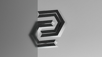 The Link 3d blender branding graphic design green hexagon icon logo