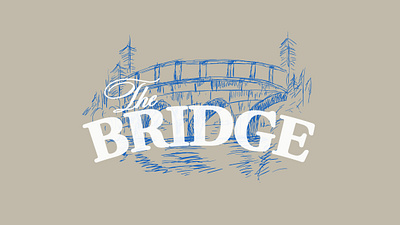 The Bridge Sermon Series branding graphic design logo