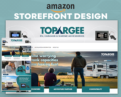 Amazon Storefront - RV, Caravan and Marine Accessories amazon branding design graphic design graphicdesign illustration listingimages photoshop
