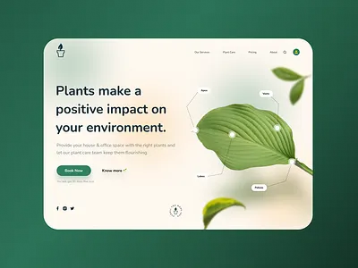 Plant Project 🌱 design figma ui ux