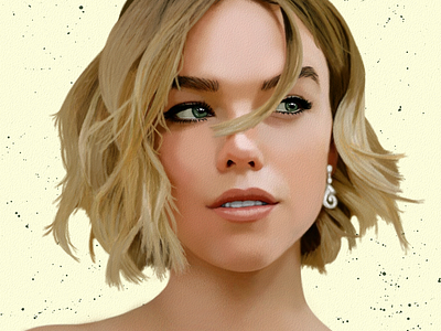 Milly Alcock Portrait Fanart actress art arte design dibujo digitalart drawing fanart game o thrones hbo house of the dragon illustration milly alcock ozgaleano portrait retrato tv series