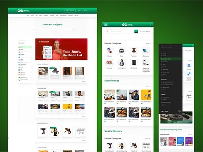GO naija.ng - Directory Listing Website agency website branding directory directory listing directory website landing landingpage listing listing website product d product directory design product listing ui