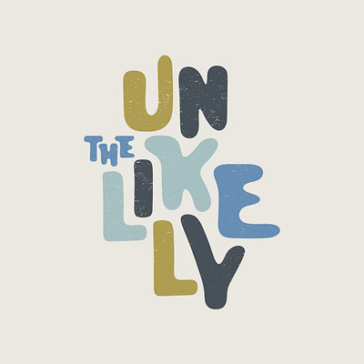 Unlikely Sermon Series graphic design logo