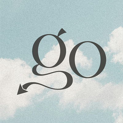 Go Sermon Series graphic design logo typography