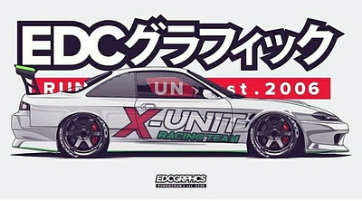 X-UNIT racing team art