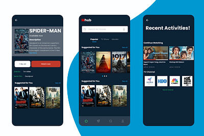 Movie App figma ui uiux